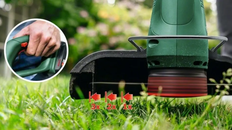 Bosch Grästrimmer Easygrasscut 18V-230 med 1x2Ah batteri & laddare
