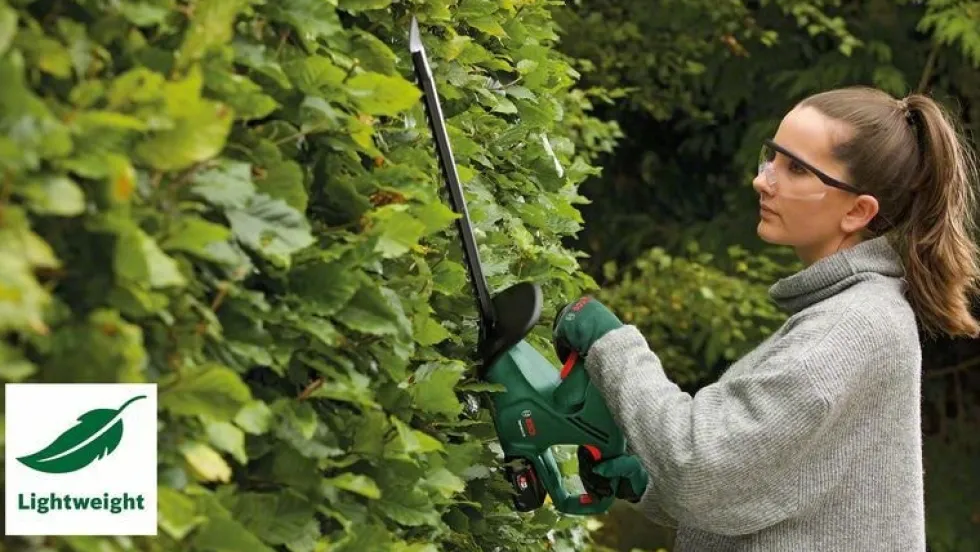 Bosch Häcksax Easyhedgecut 18V-45 med 2x2Ah batterier & laddare