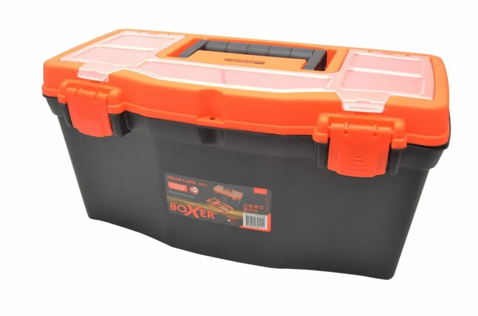 Boxer® Verktygslåda 17” med förvaring i locket 41 x 23 x 20,5 cm.