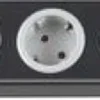 Brennenstuhl Grenuttag 8-vägs 2.5m kabel H05VV-F 3G1.5 IP20
