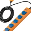 Brennenstuhl Grenuttag 5-vägs 5m kabel H07RN-F3G1,5 IP54