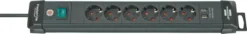 Brennenstuhl Grenuttag 6 -vägs med USB 3m kabel H05VV-F3G1,5