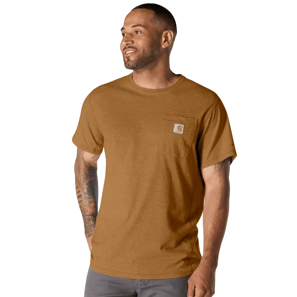 Carhartt Carhartt Force™ Relaxed T-Shirt Herr Carhartt Brown