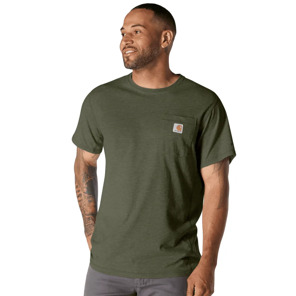 Carhartt Carhartt Force™ Relaxed T-Shirt Herr Basil Heather