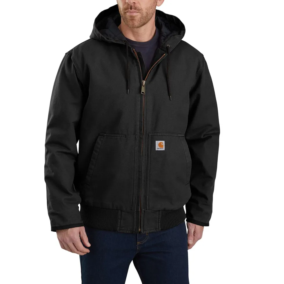 Carhartt Duck Active Jacka Herr Black