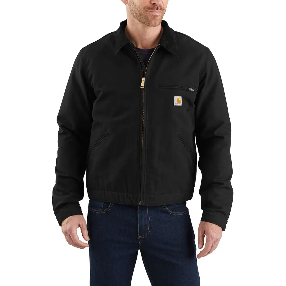 Carhartt Duck Detroit Jacka Herr Black