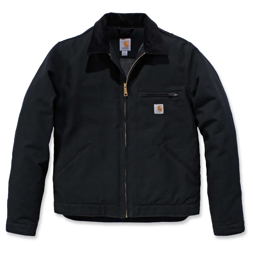 Carhartt Duck Detroit Jacka Herr Black