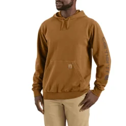 Carhartt Durham GarHerrt Dyed Logo Tröja Herr Carhartt Brown