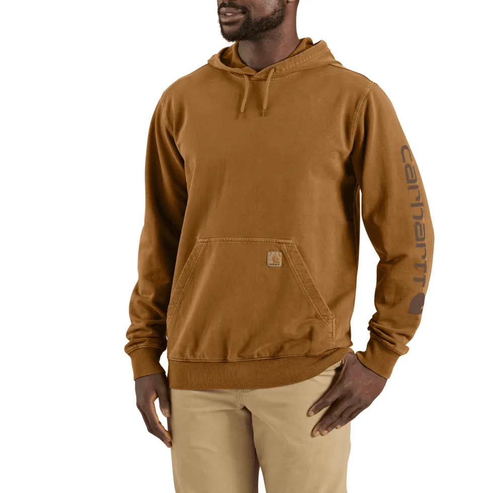 Carhartt Durham GarHerrt Dyed Logo Tröja Herr Carhartt Brown