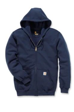 Carhartt Hoodie med dragkedja Herr New Navy