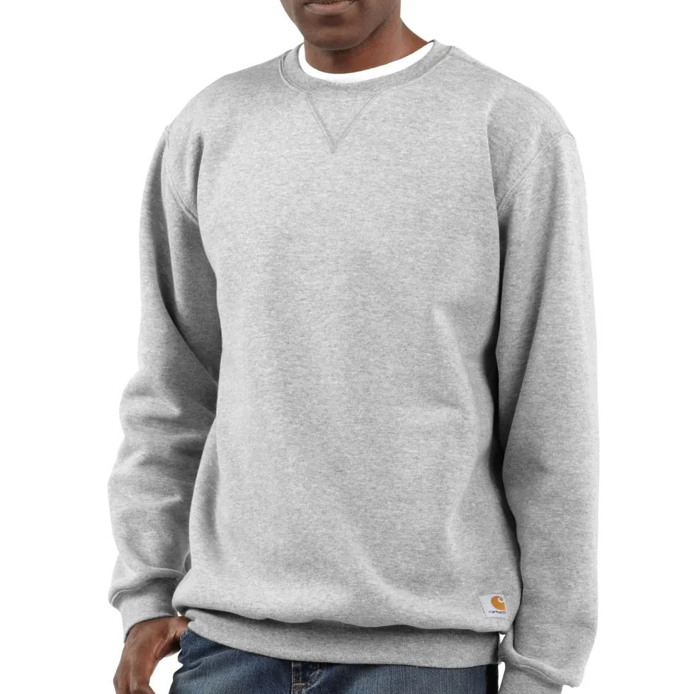 Carhartt Midweight Crewneck Sweatshirt Herr Heather Grey