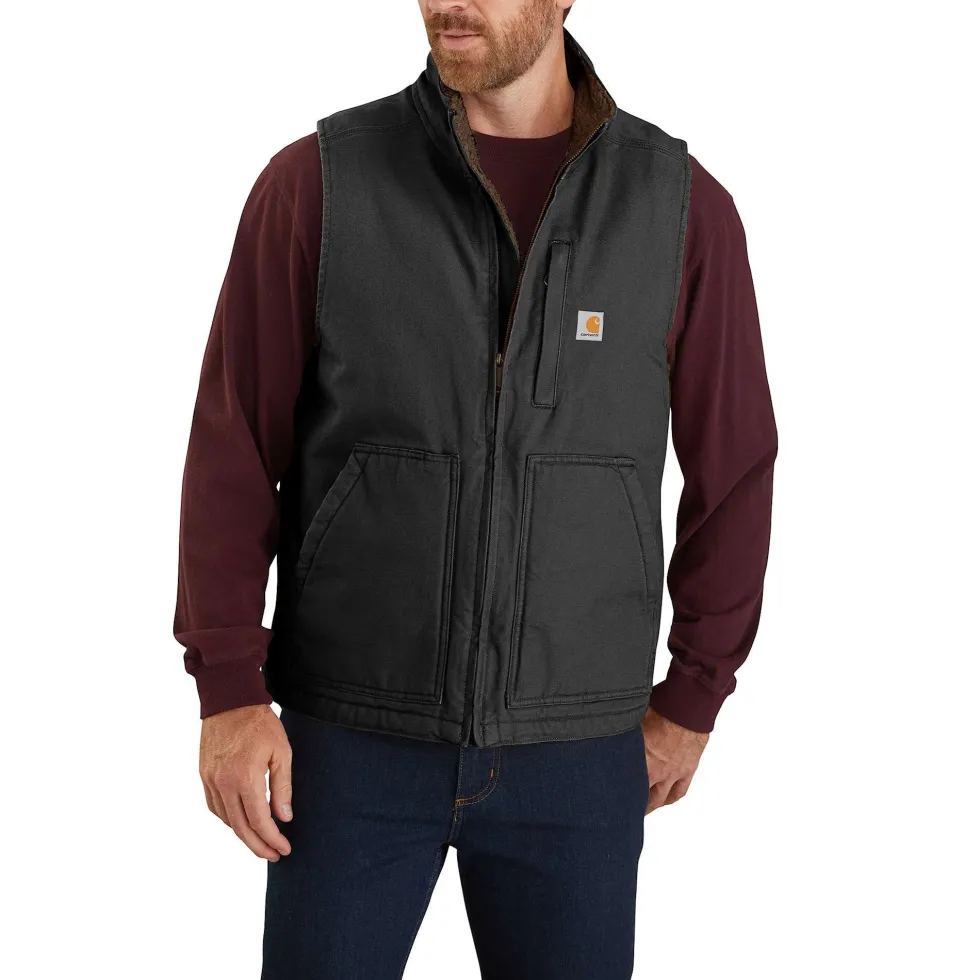 Carhartt Mock Neck Väst Herr Black