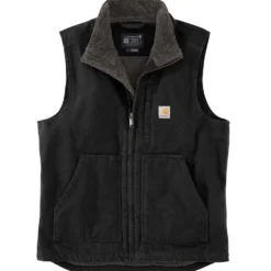 Carhartt Mock Neck Väst Herr Black