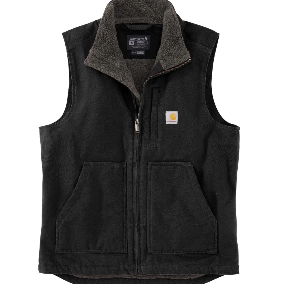 Carhartt Mock Neck Väst Herr Black