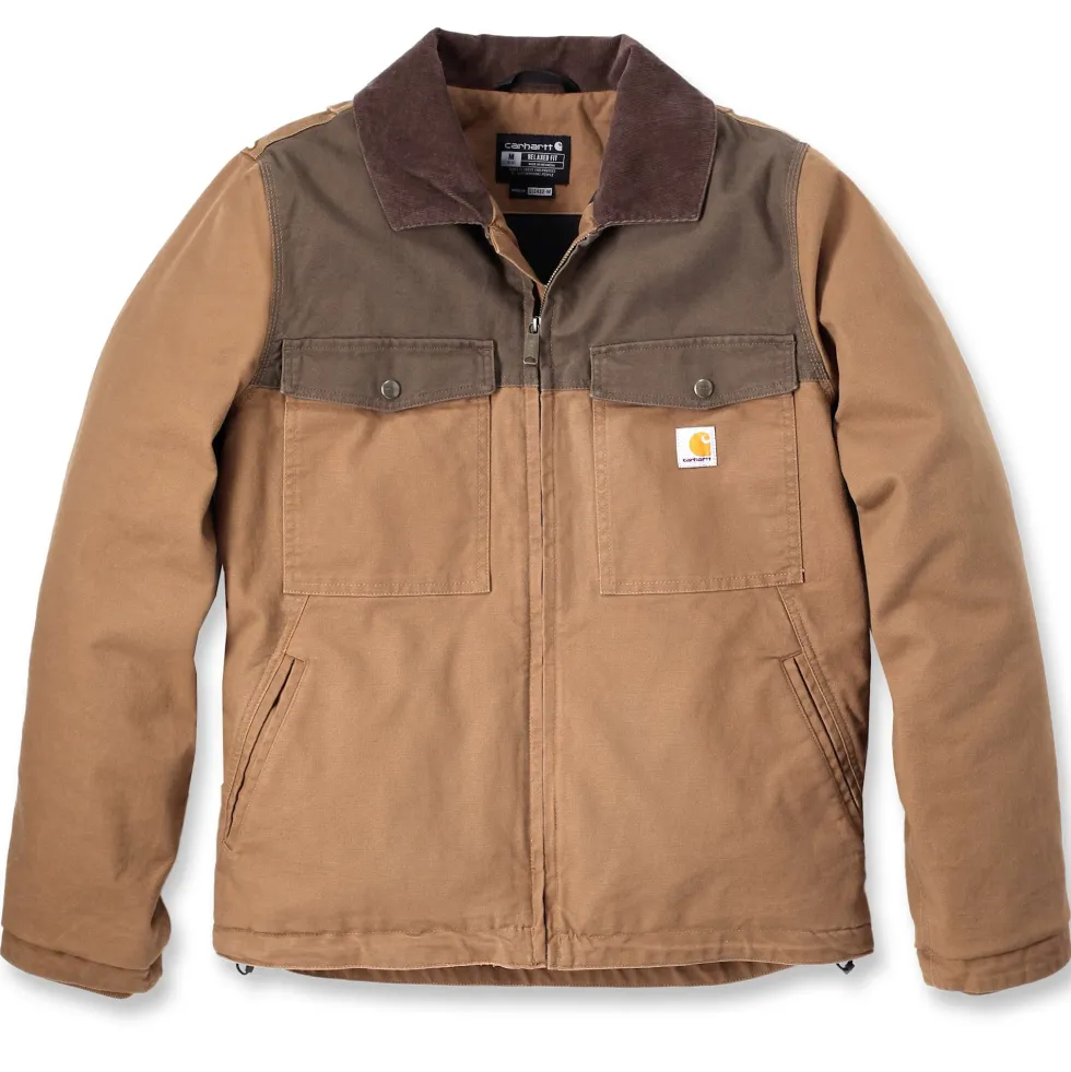 Carhartt Montana duck insulated Jacka, Herr, Carhartt brown/coffee