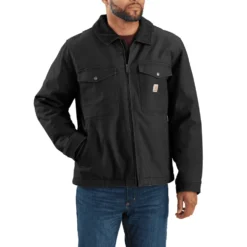Carhartt Montana Rugged Flex™ Relaxed Fit Duck Insulated Jacka Herr Black