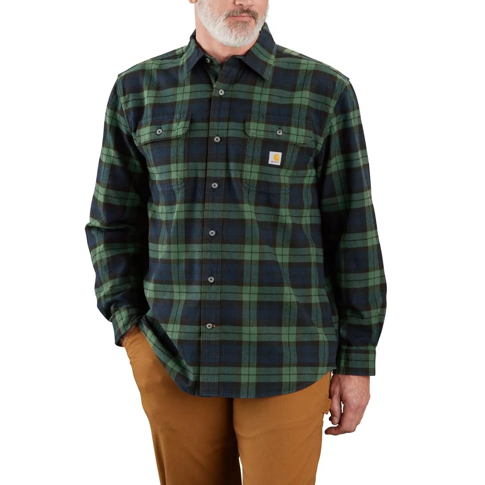 Carhartt plaid Flannelskjorta, Herr, Frosted balsam