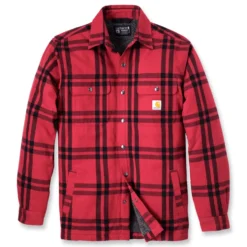 Carhartt Roane Skjortjacka med huva, Herr, Crabapple