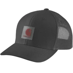 Carhartt Rugged Flex™ Twill Mesh-Back Logo Patch Keps Herr Black