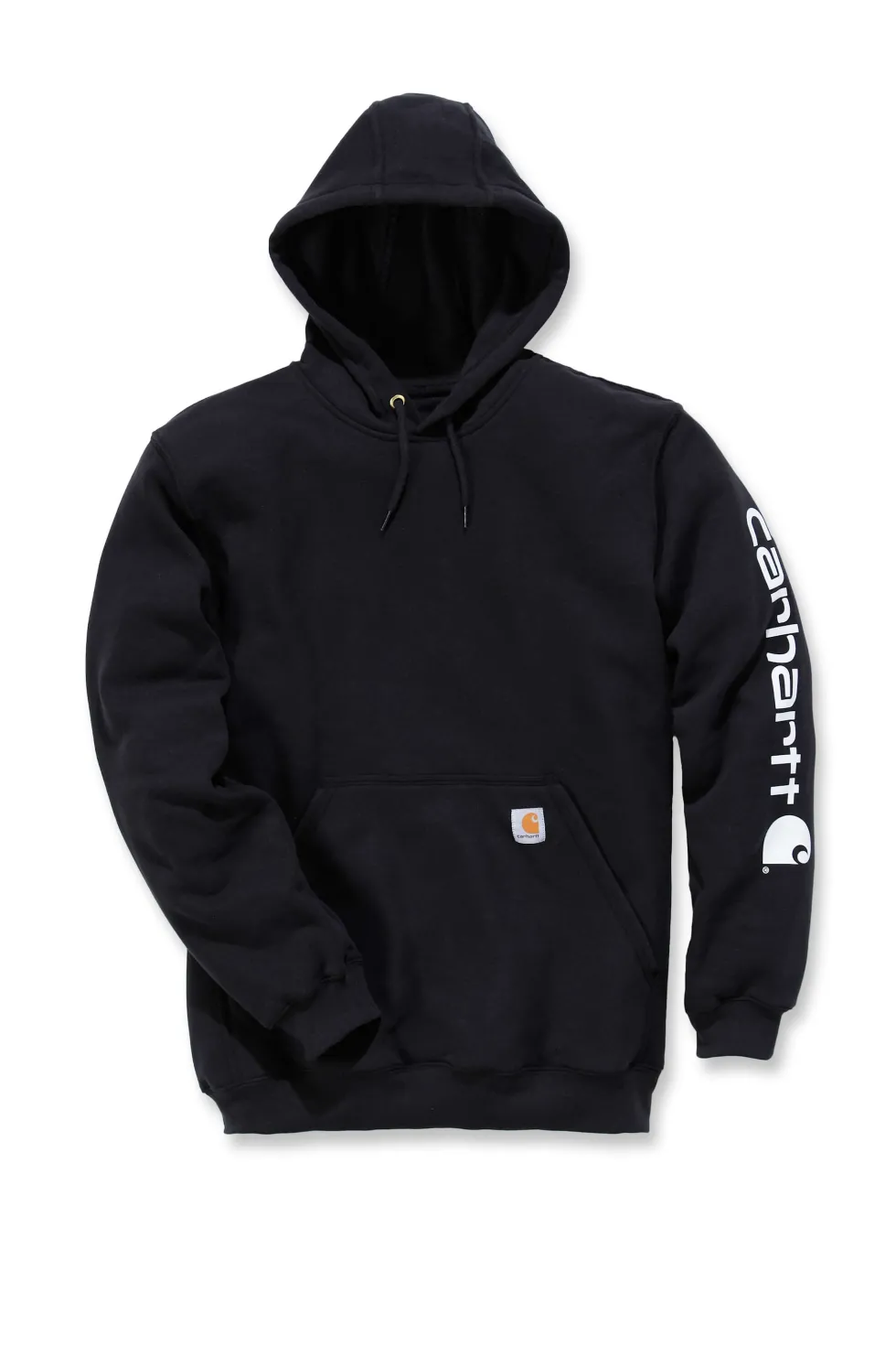 Carhartt Sleeve logo Hoodie Herr Black