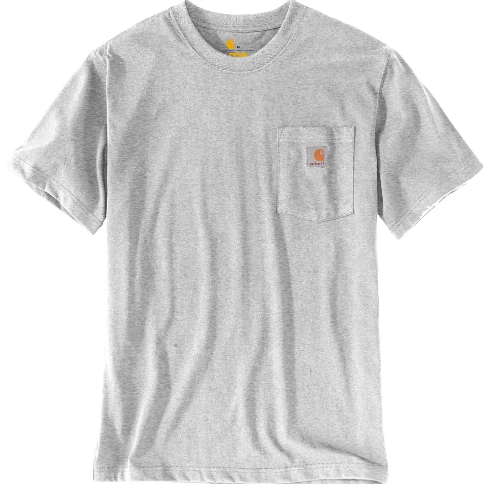 Carhartt Workwear Pocket T-shirt Herr Heather Grey