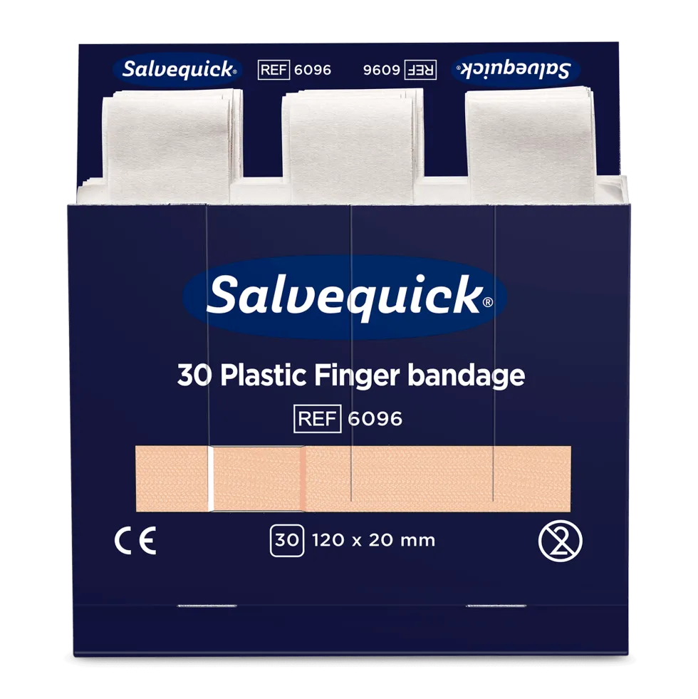 Cederroth Salvequick Refill Extra Långa Plastplåster 6096 6-pack (30 st/refill)