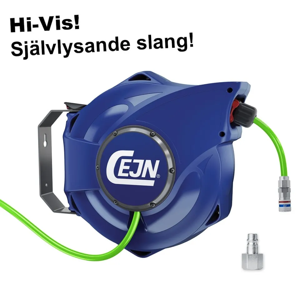 Cejn Slangvinda tryckluft Hi-vis 9,5x13,5mm 16bar 14m