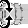 Cejn Svivelkoppling adapter 8 x 12mm R 1/4"