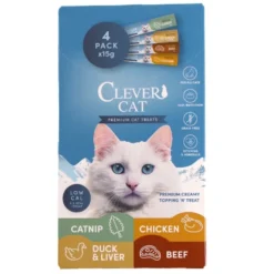 Clever Cat Creamy Cat 4-pack Mixed 4 Flavors