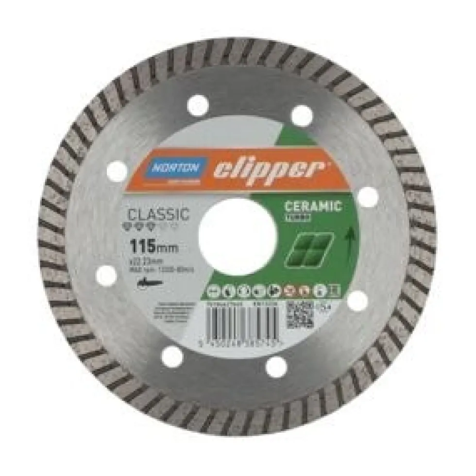 Clipper Diamantklinga 115x22.23mm Classic Ceramic Turbo