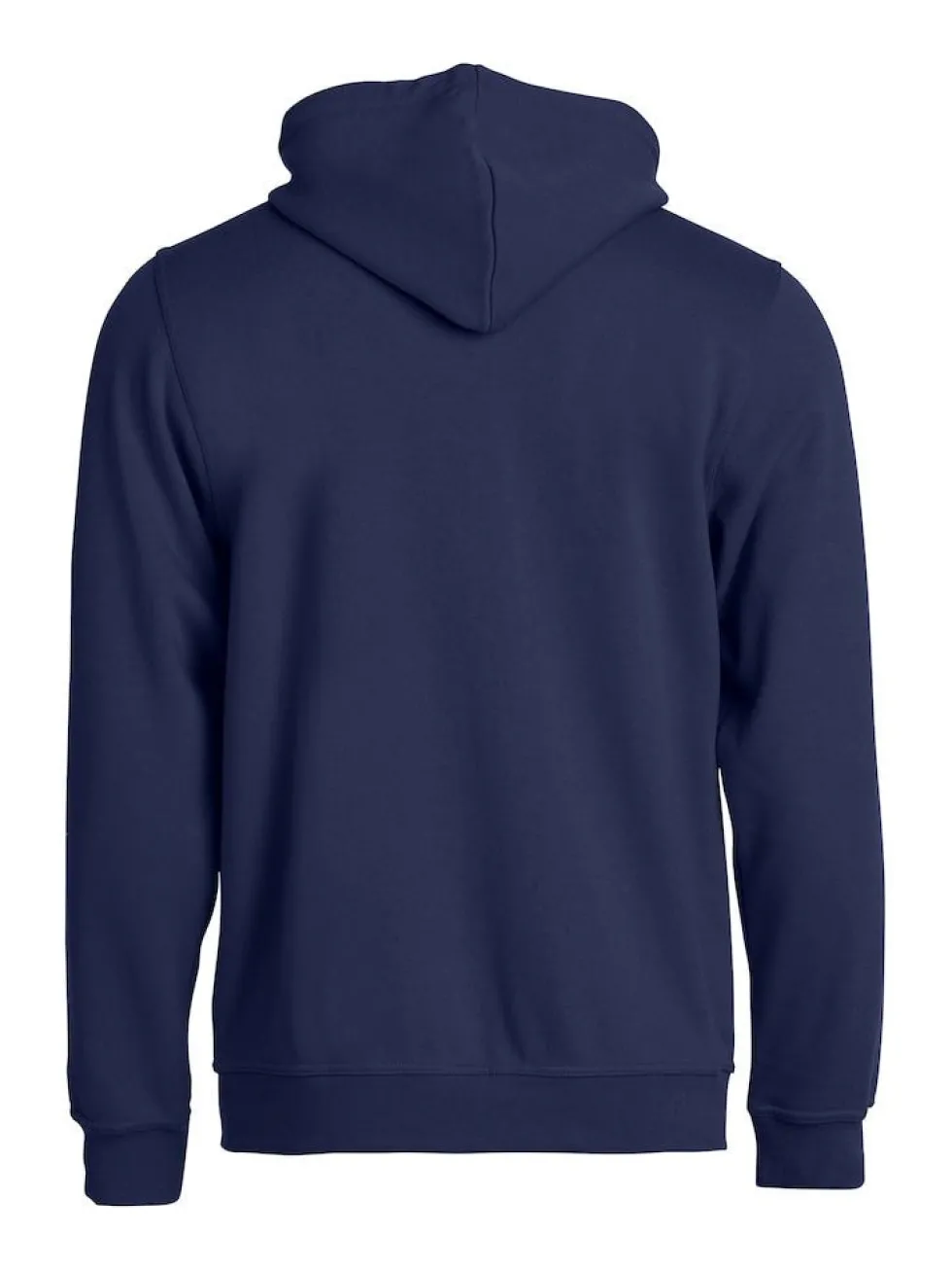 Clique Basic Hoody Fullzip Herr Mörk Marin
