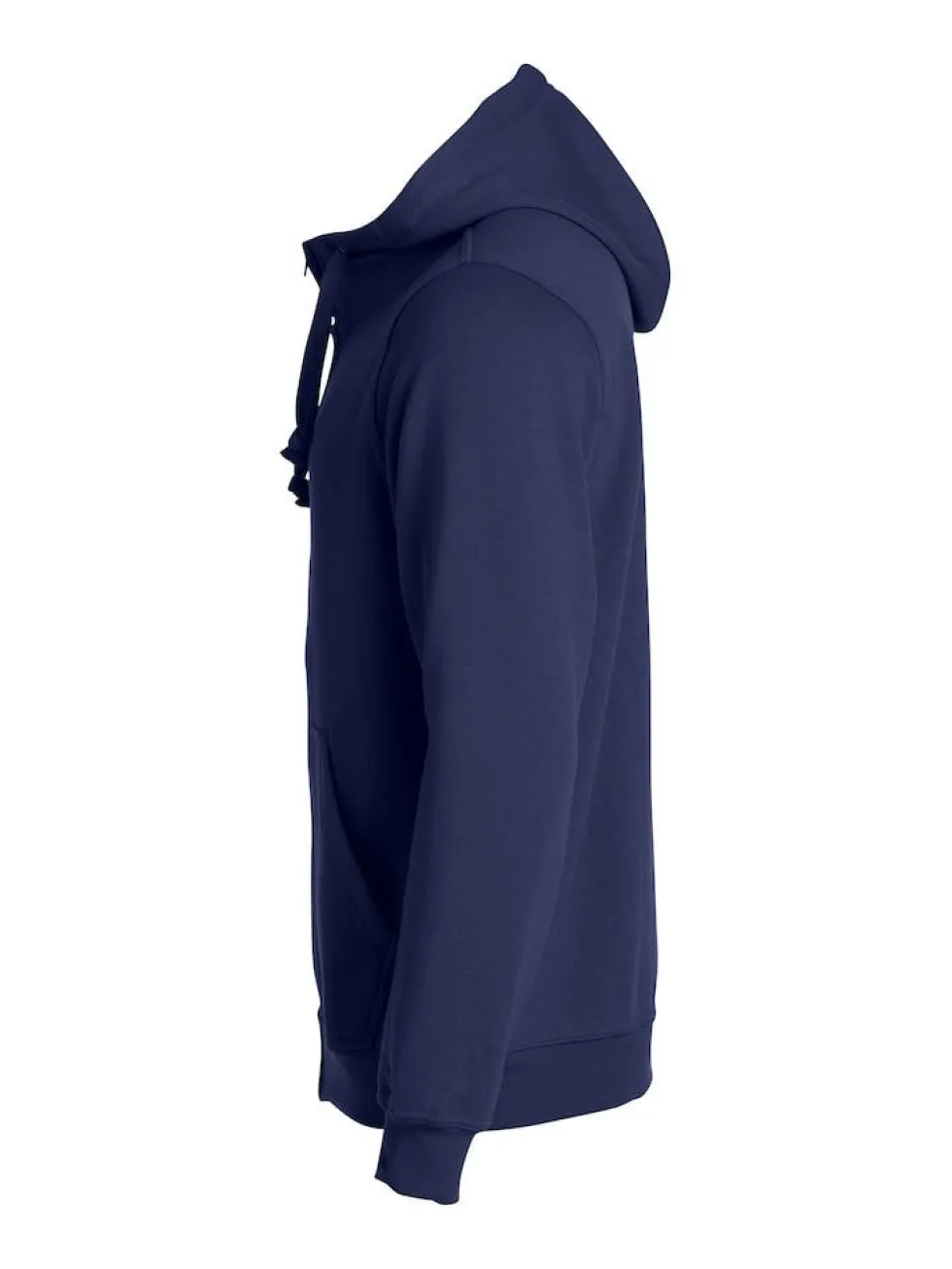 Clique Basic Hoody Fullzip Herr Mörk Marin