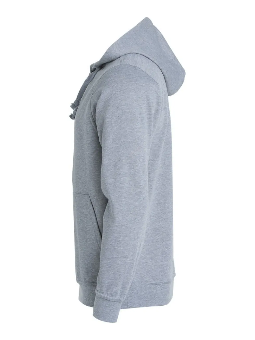 Clique Basic Hoody Gråmelerad