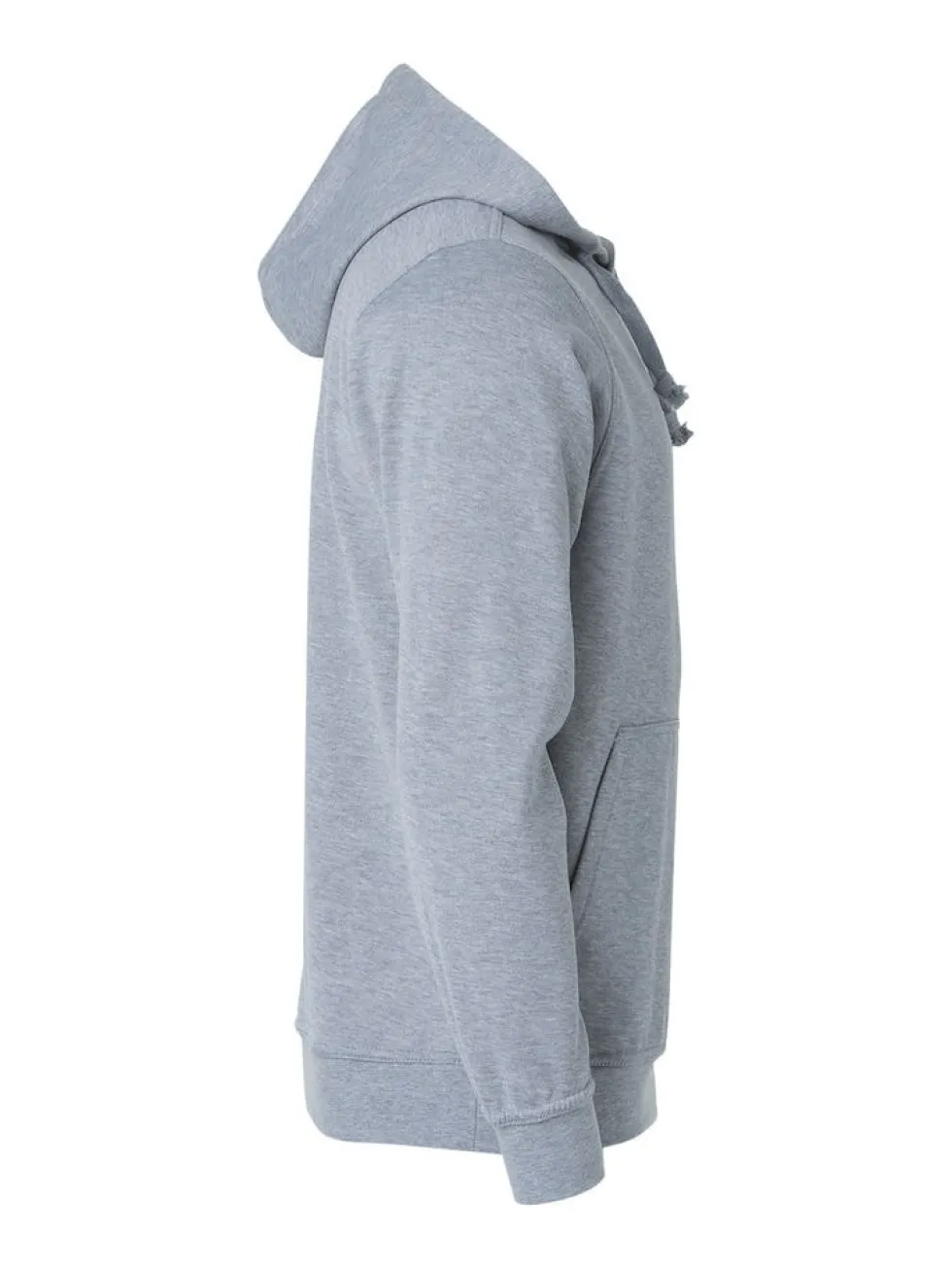 Clique Basic Hoody Gråmelerad