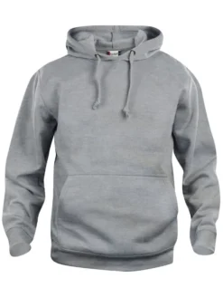 Clique Basic Hoody Gråmelerad