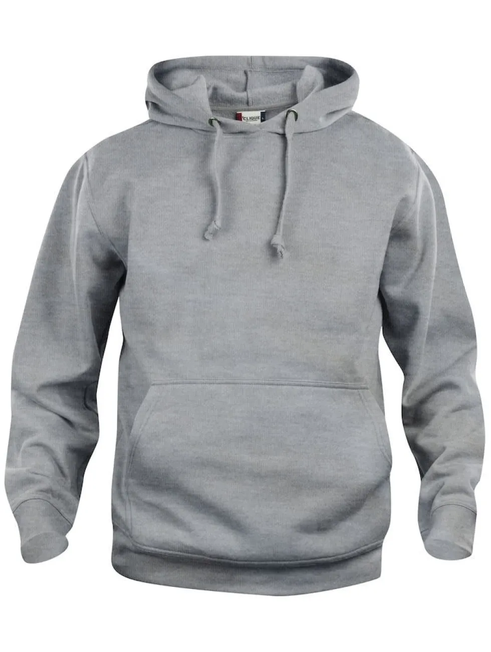 Clique Basic Hoody Gråmelerad