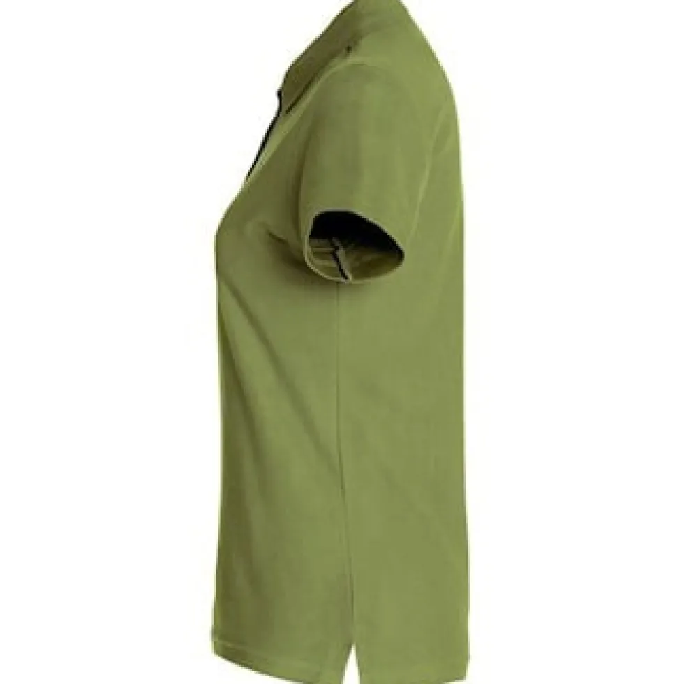 Clique Basic Piké Militärgrön Dam