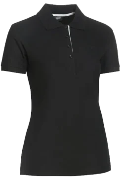 Clique Piké Dam 2-pack svart/vit