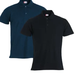 Clique Piké Herr 2-pack Svart/Marin