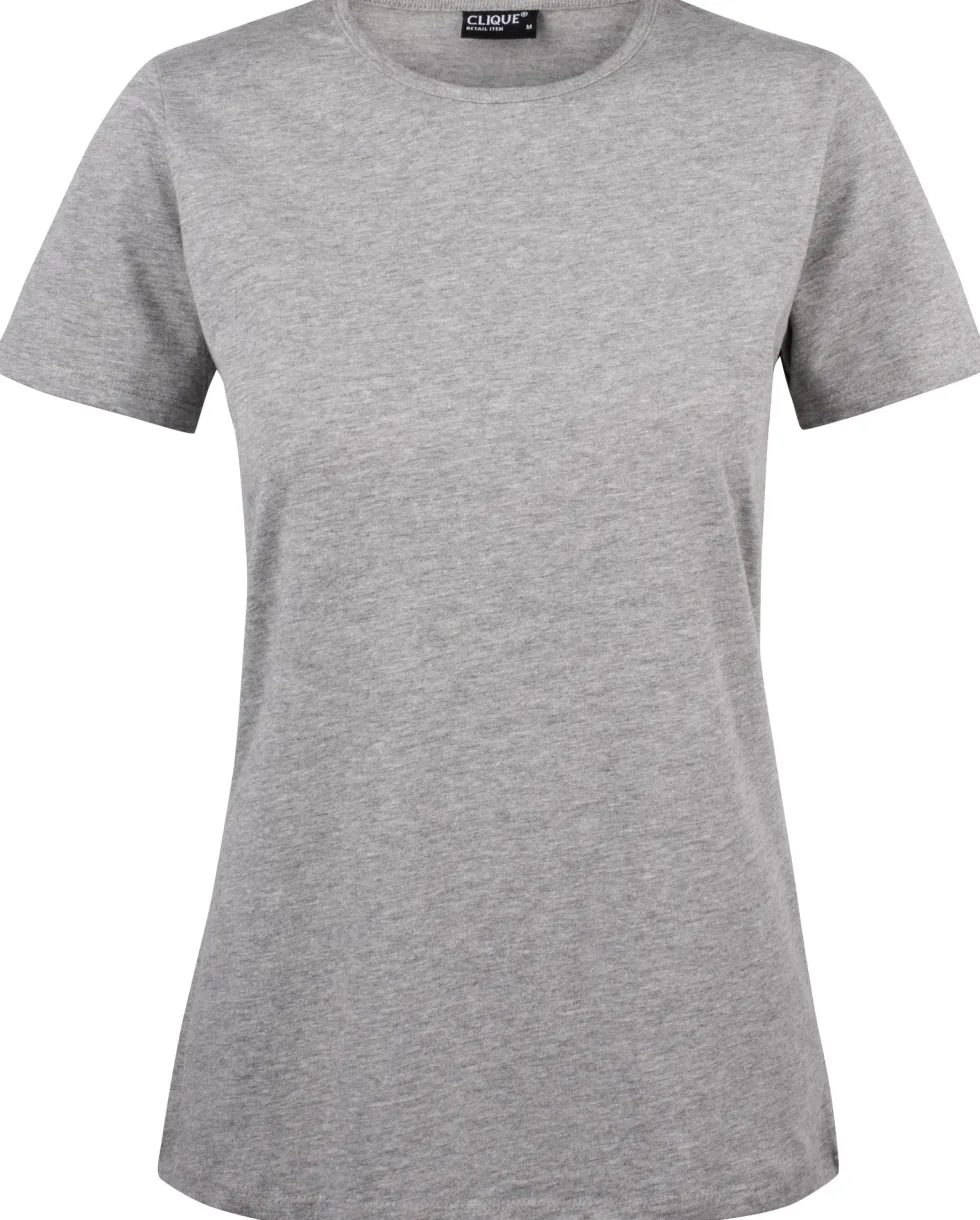 Clique T-shirt Dam 5-pack Grå Melange