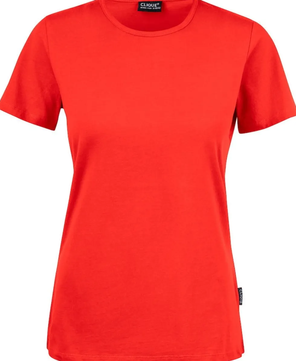 Clique T-shirt Dam 5-pack Röd