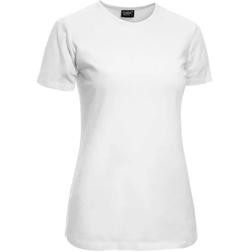 Clique T-shirt Dam 5-pack Vit
