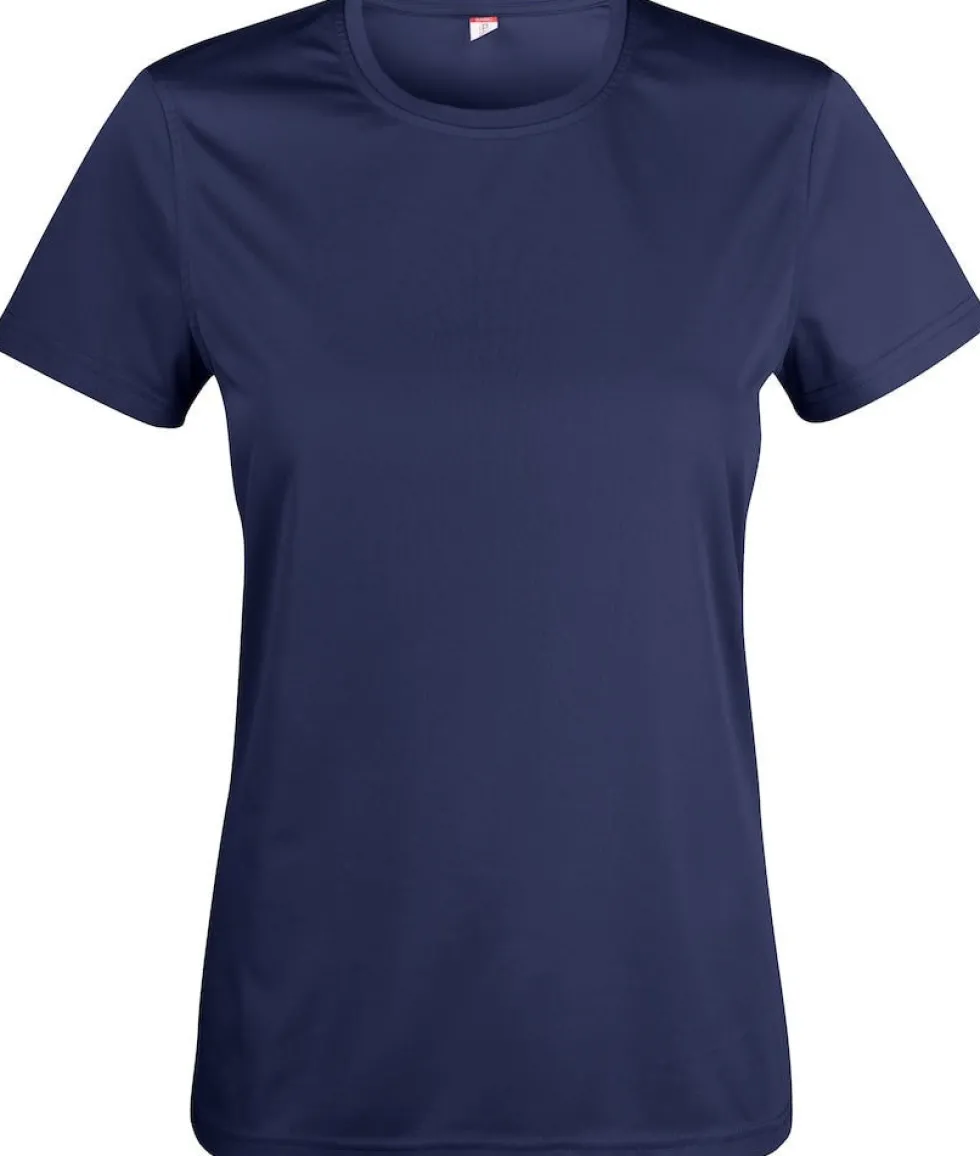 Clique T-shirt funktion dam marin