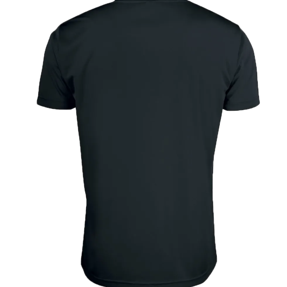 Clique T-shirt Funktionströja Herr Svart
