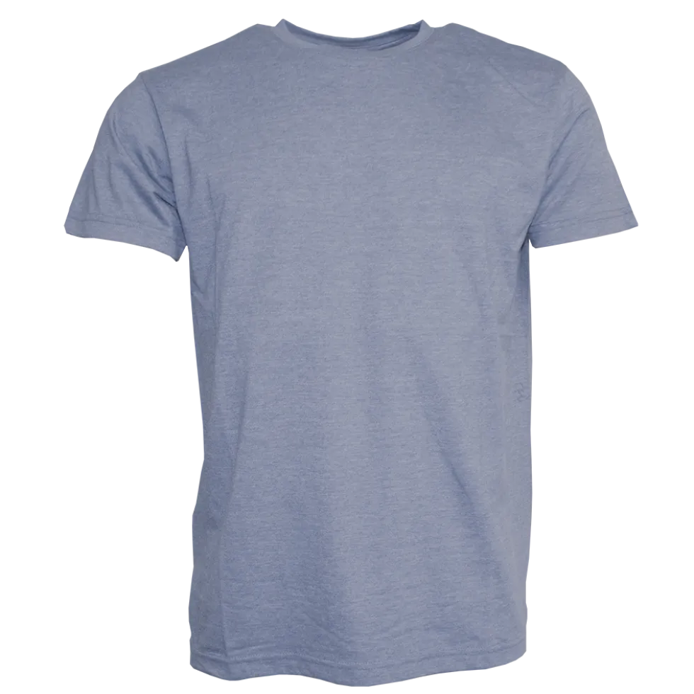 Clique T-shirt Herr Blå/Melerad