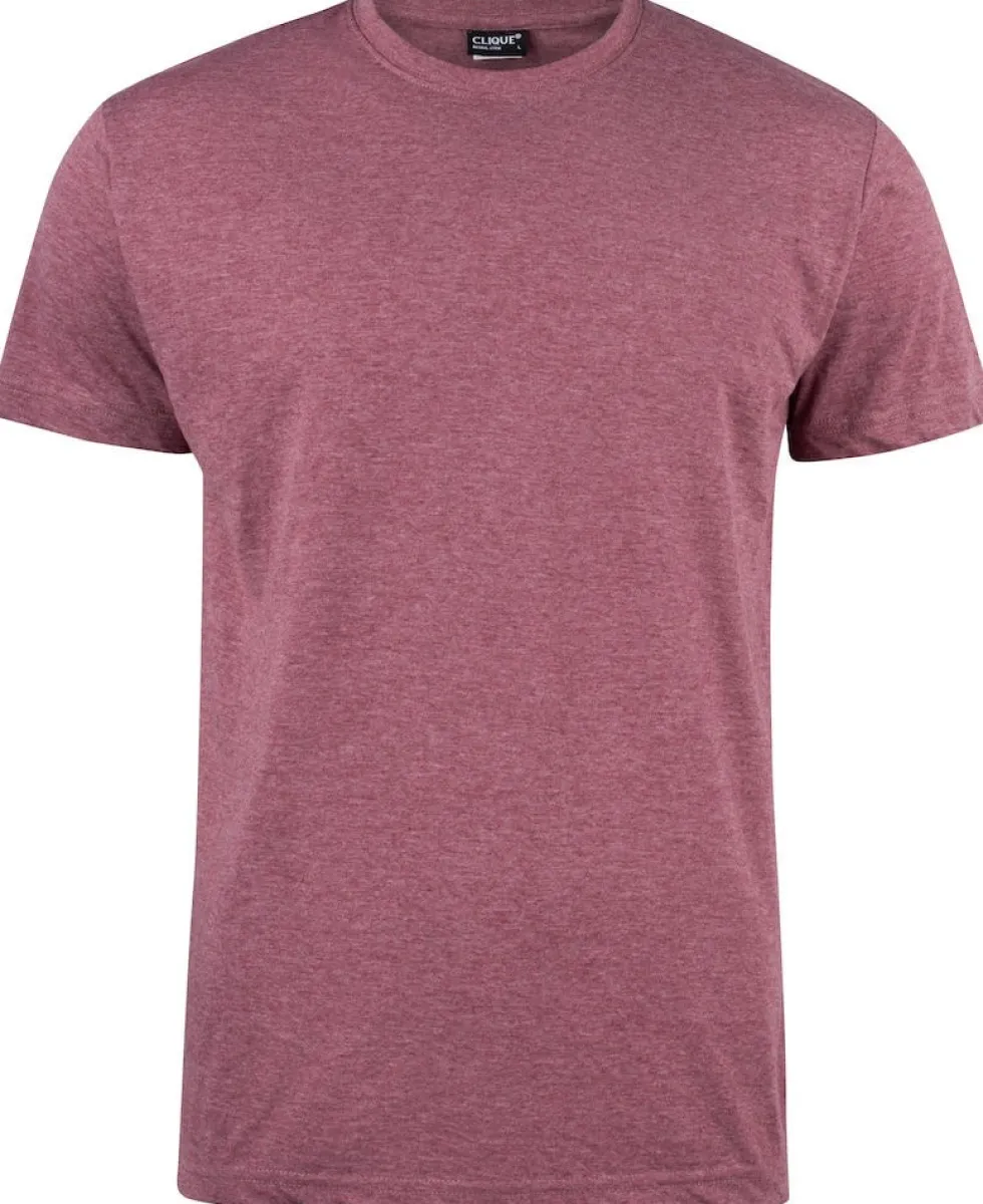 Clique T-shirt Herr Bordeaux