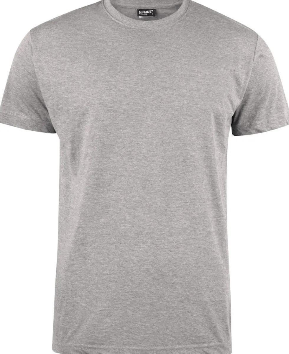 Clique T-shirt Herr Gråmelerad