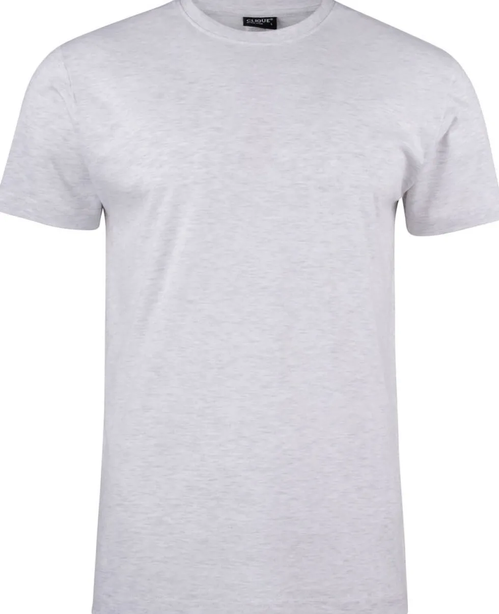 Clique T-shirt Herr 5-pack Ash Melange