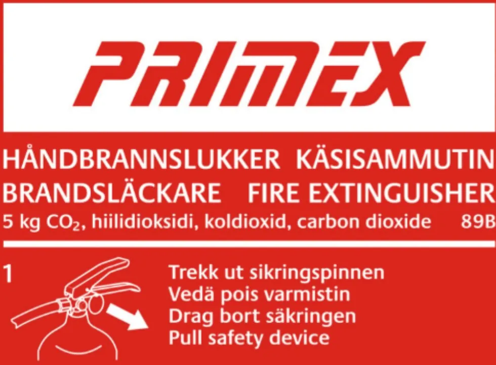 Dafo Brandsläckare Kolsyre 5Kg
