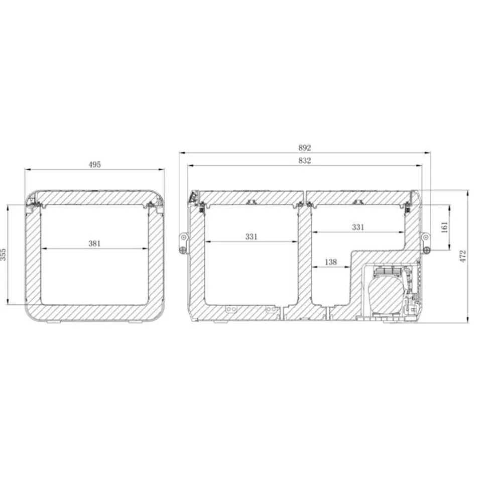 Dometic CFX3-75DZ Kyl/frysbox